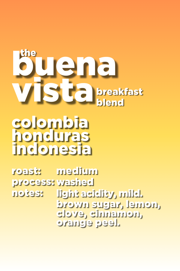 The Buena Vista Breakfast Blend